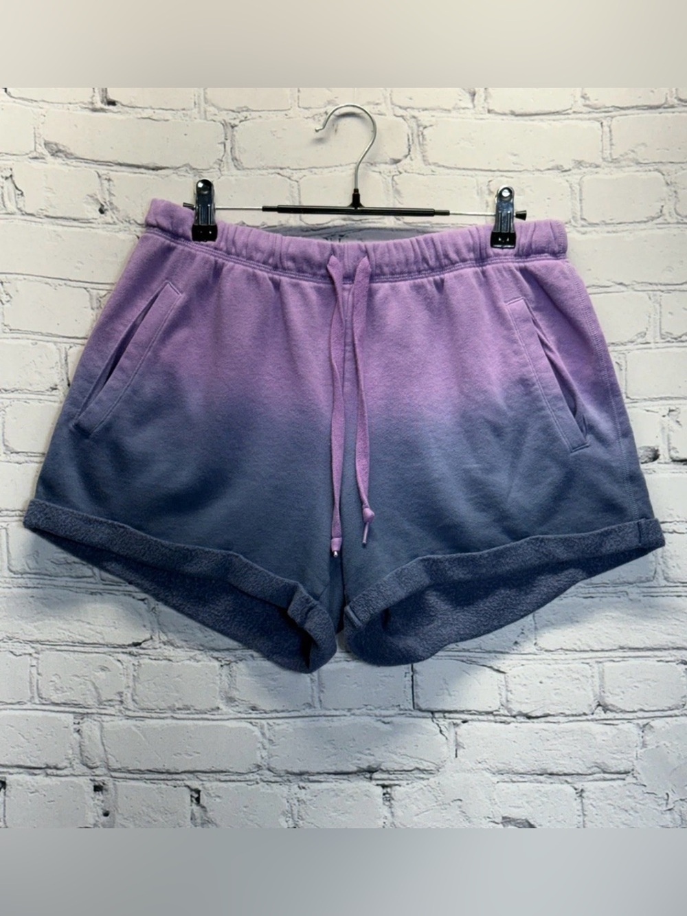 PINK VICTORIA’S SECRET Women’s Size M  Purple Sweatshorts